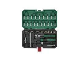 PARKSIDE® Steckschlüssel-Satz mit Schwenkkopf-Ratsche Roto Set 37tlg. 4052916686461