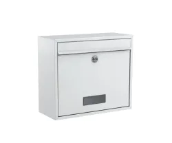 Briefkasten BK 900 Stahl Weiß 4026434066807