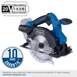 Akku-Handkreissäge BC-HCS165-X Scheppach Brushless 284 132
