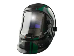 PARKSIDE® Schweißhelm Automatik mit LED PSHL 2 D1 schwarz/grün 4052916375280
