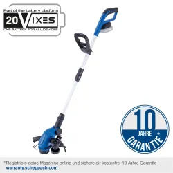 Akku-Rasentrimmer C-LT300-X Scheppach 1717 426