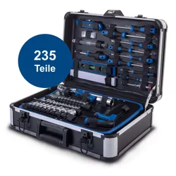 Werkzeugkoffer TB225 Scheppach Aluminium Koffer 35059 10555