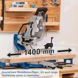 Kapp-Zugsäge HM305SL Scheppach Laser Softstart Posaunenauszug 4046664161035