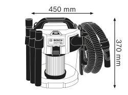 Bosch Professional Nass-Trocken-Akkusauger GAS 18V-10 beutellos 12538 3143