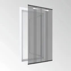 Türvorhang Teleskop anthrazit 9003117043022