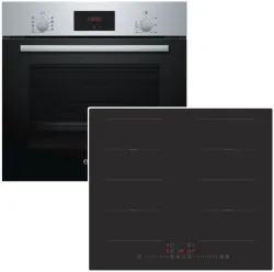 BOSCH Backofen-Set Teleskopauszug 3D-Heißluft + PKM 4262429940701