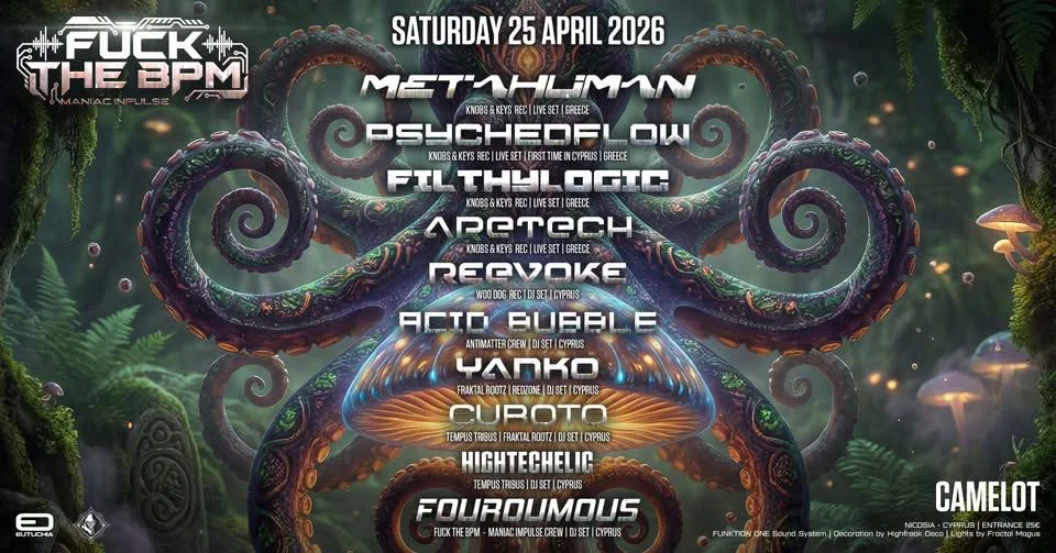 BPM Maniac Impulse: Psychedelic Trance Night Returns to Nicosia