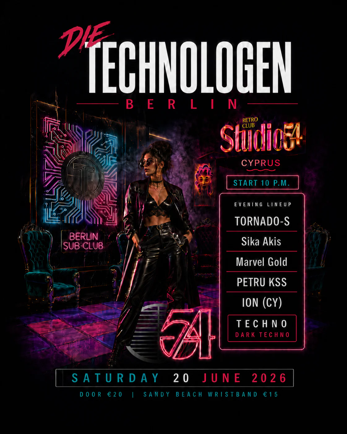Studio 54 Techno After-Hour: Die Technologen Berlin