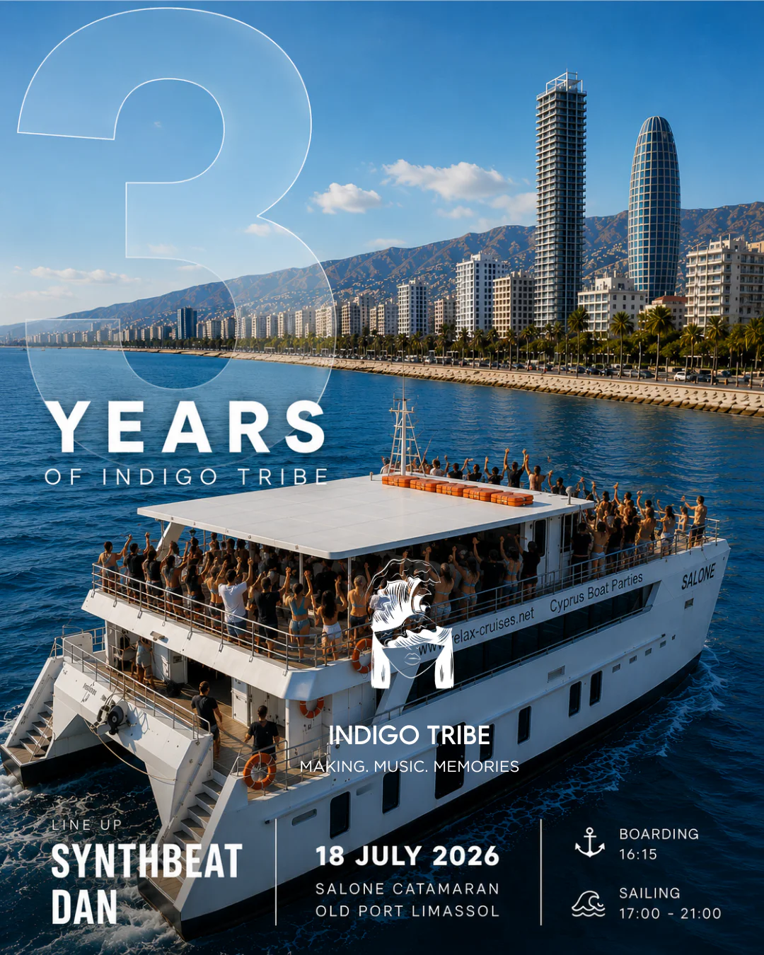 Indigo Tribe 3rd Anniversary Sunset Boat Party