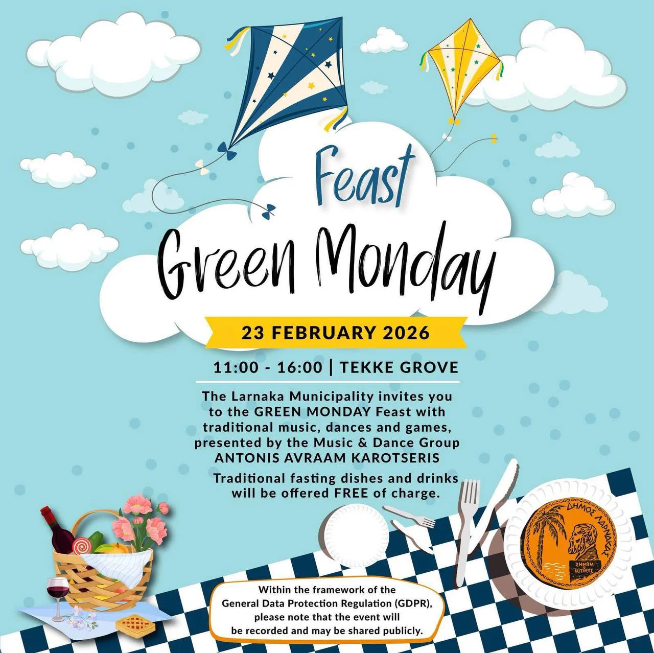 Green Monday in Larnaca