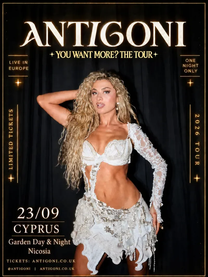 Antigoni: YOU WANT MORE? THE TOUR