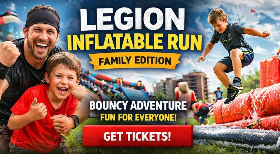 Legion Inflatable Run: Οικογενειακή Περιπέτεια Διασκέδασης