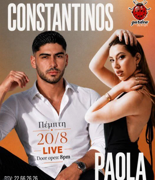 An Evening of Greek Hits with Constantinos & Paola