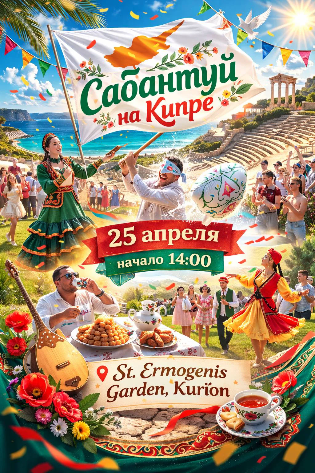 Sabantuy in Cyprus, Episkopi (Limassol)