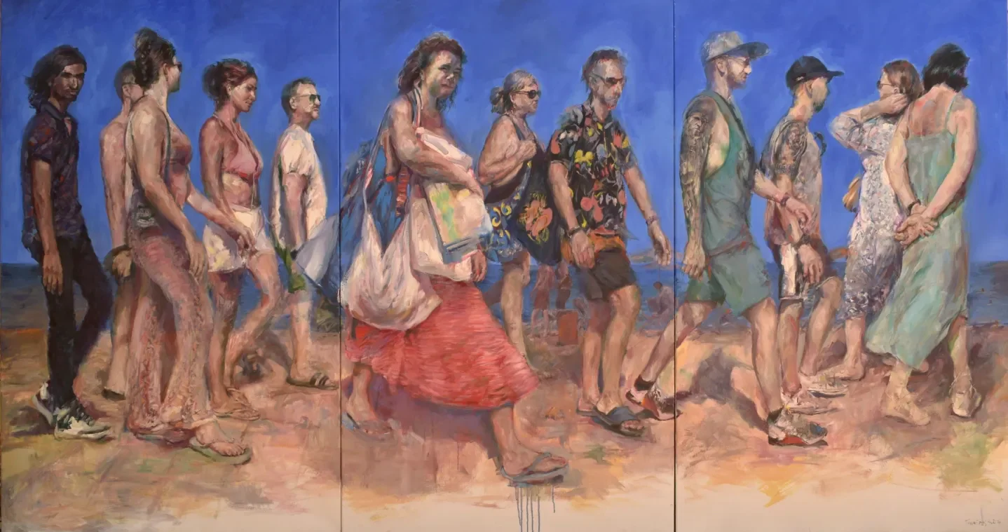 Belonging — paintings by Pascalis Anastasi at Gloria Gallery