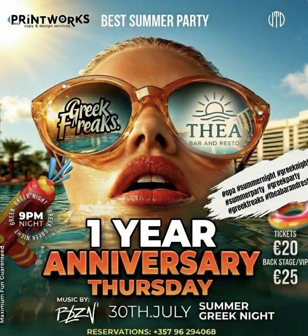 Greek Freaks: First Anniversary Celebration in Larnaca