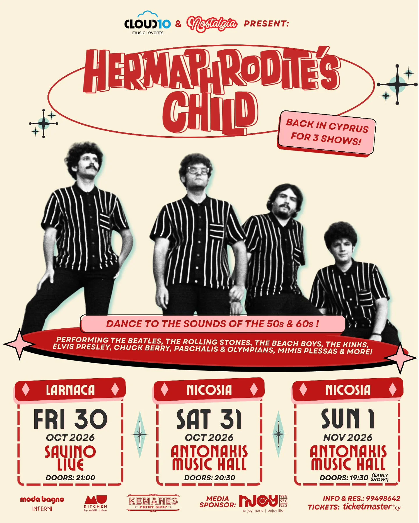 Hermaphrodite's Child live at Savino, Larnaca