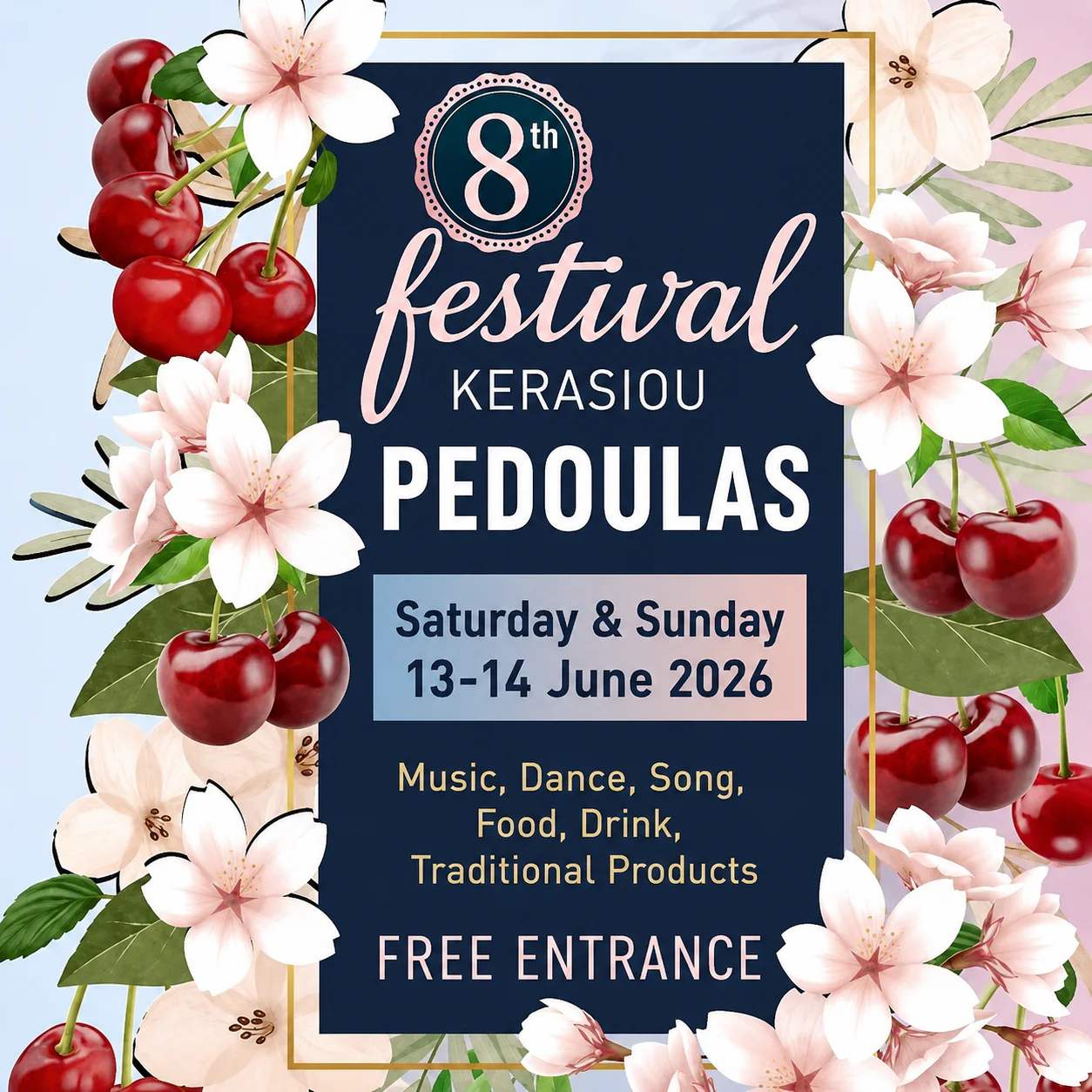 Cyprus Cherry Festival in Troodos