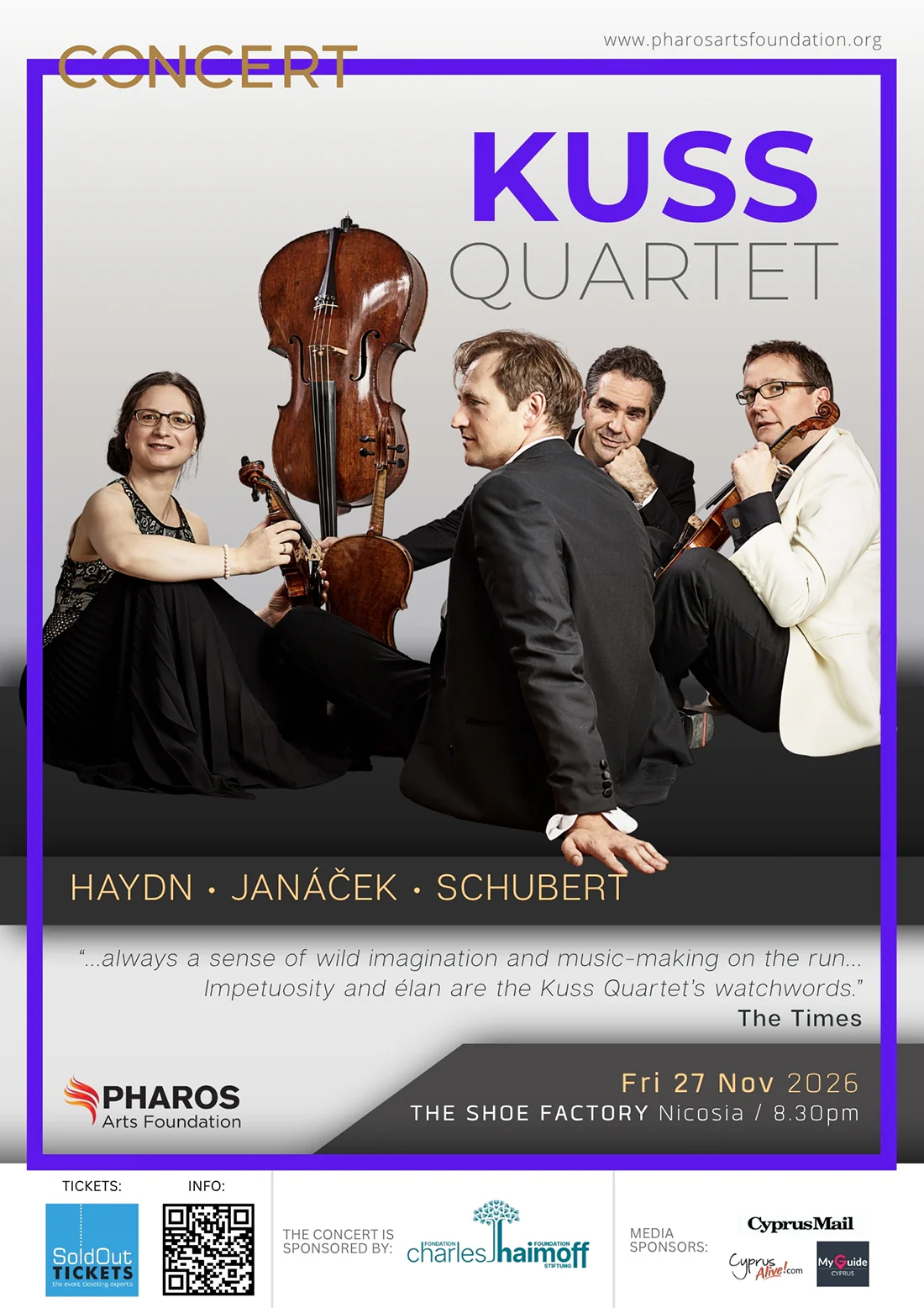 Kuss Quartet at The Shoe Factory