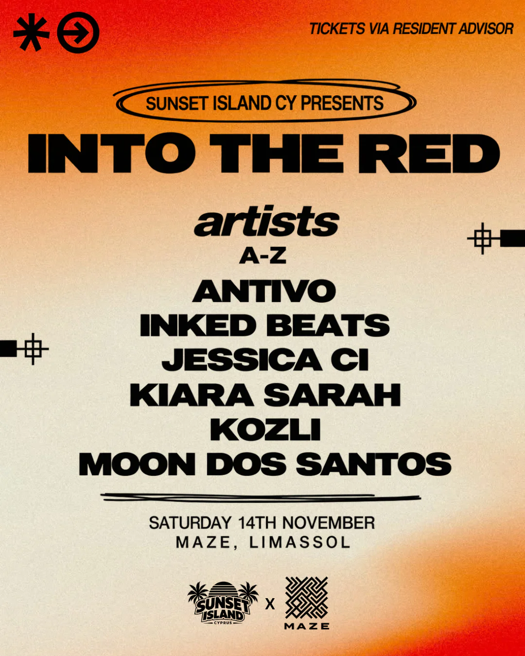 Sunset Island presents Into the Red