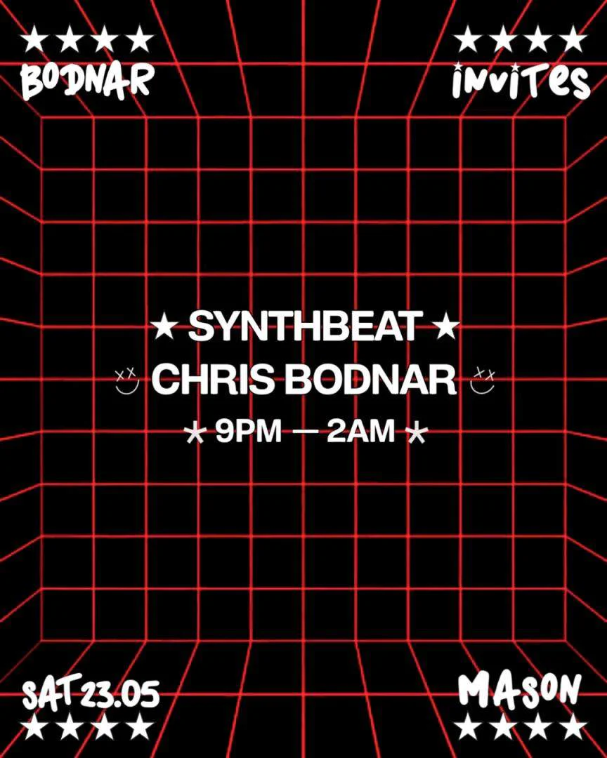 SYNTHBEAT возвращается в Мейсон с Крисом Боднаром