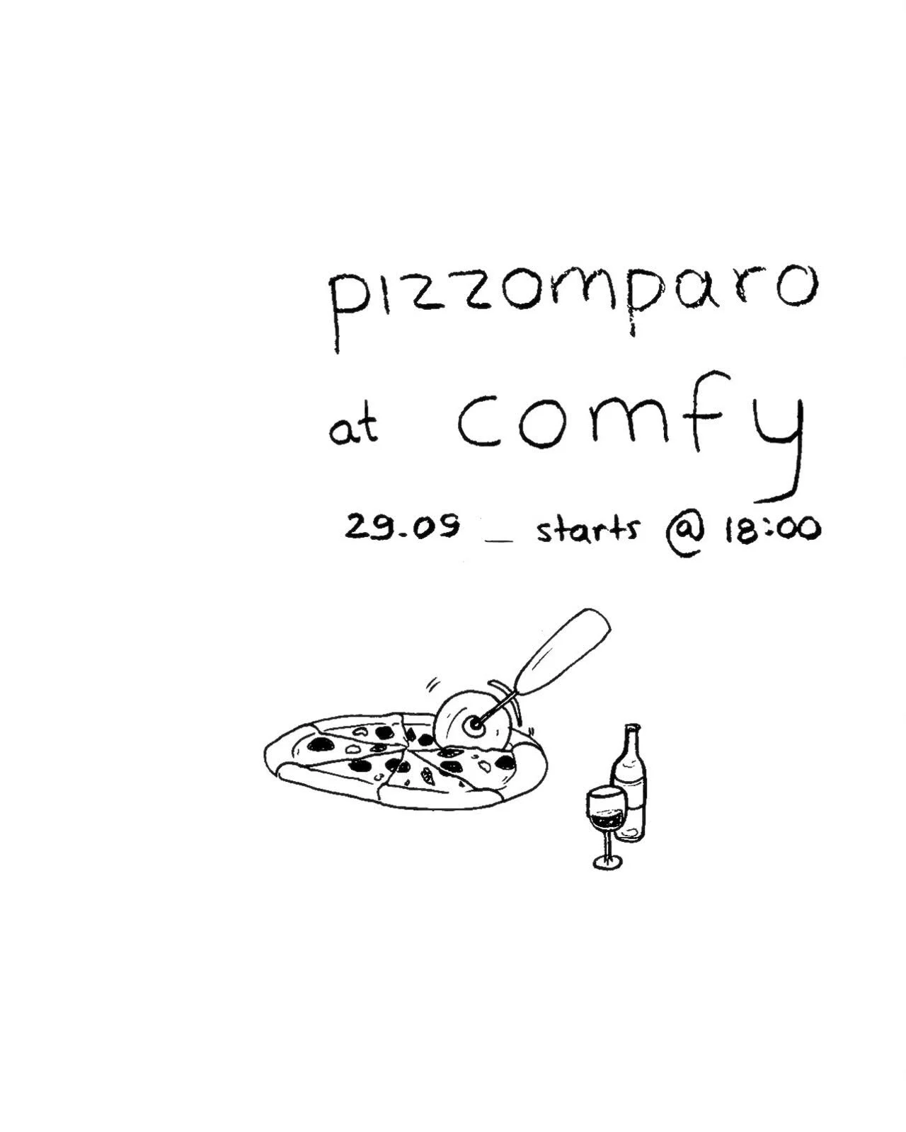 Pizza and Social Evening at Comfy