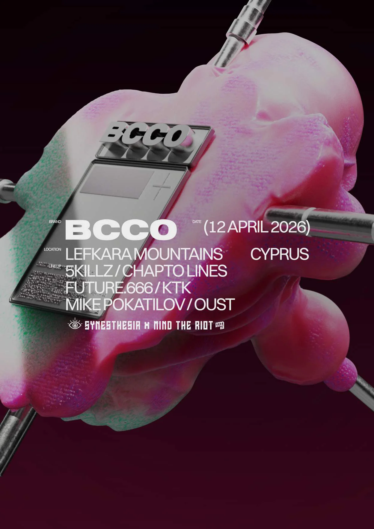 BCCO & SYNESTHESIA Present: Mind The Riot