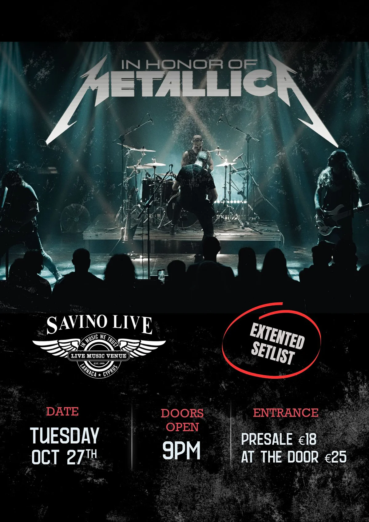 In Honor of Metallica у Savino Live