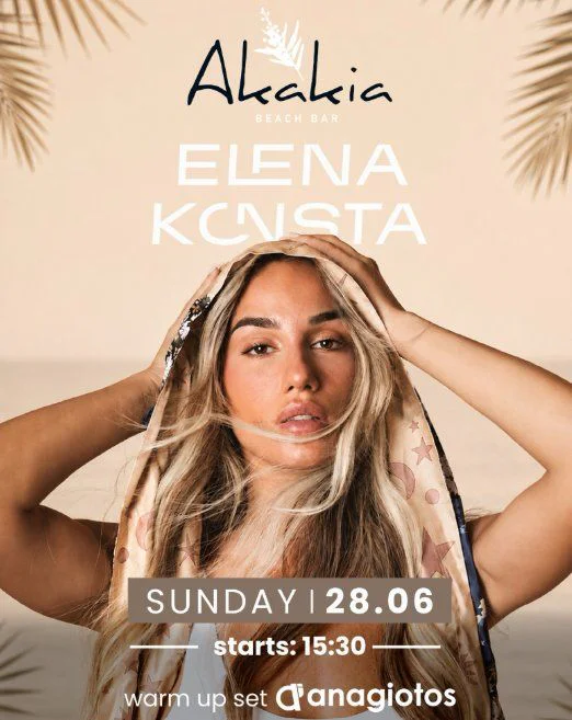 Seaside Beats with Elena Konsta at Akakia