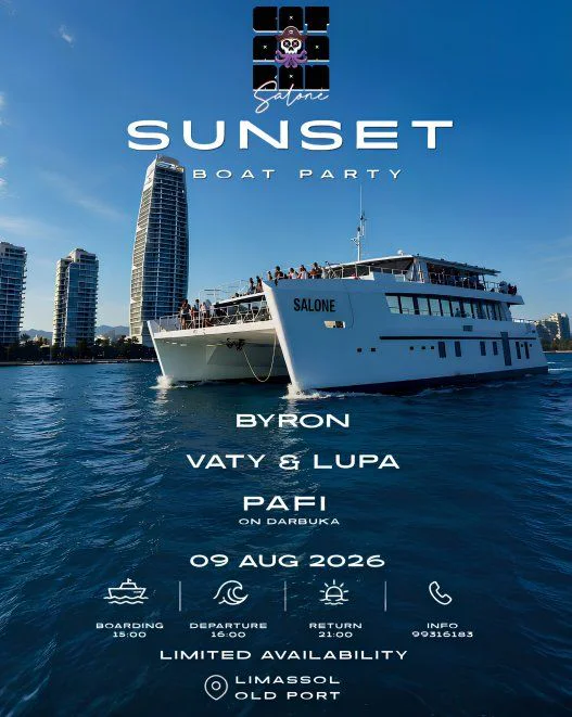 Sunset Catamaran Party in Limassol