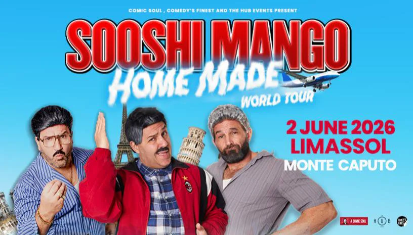 Australian Comedy Trio Sooshi Mango Live in Cyprus for the First Time