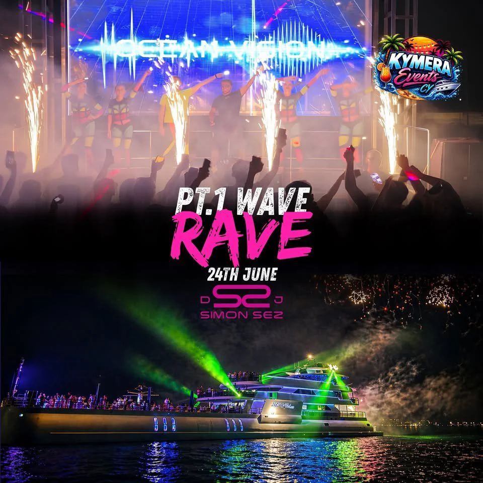 DJ Simon Sez Sunset Rave на яхте Ocean Vision