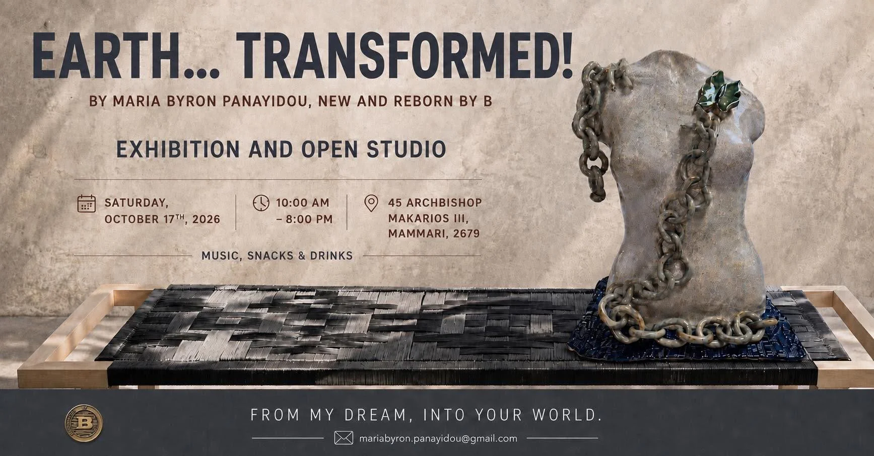 New and Reborn: An Artistic Showcase by Maria Byron Panayiotou