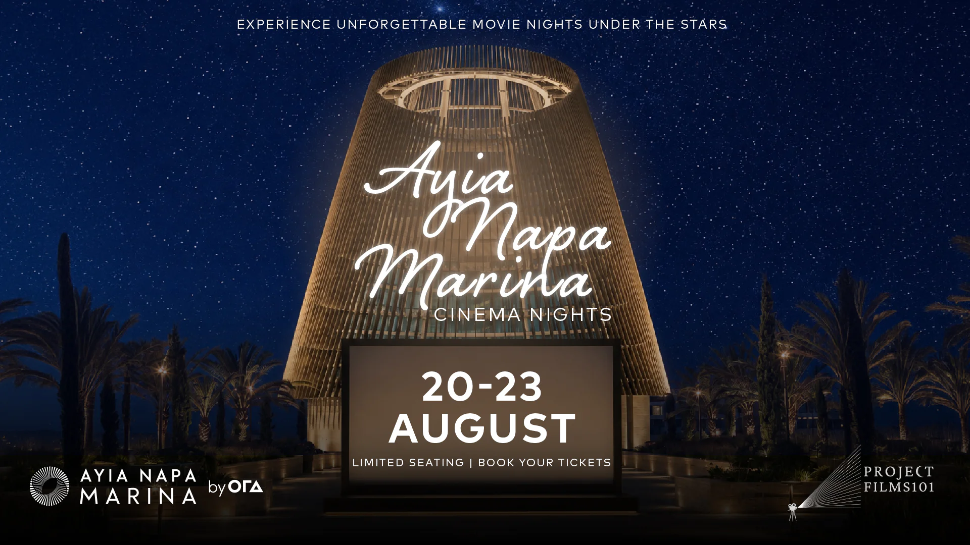 Open-Air Cinema Nights at Ayia Napa Marina