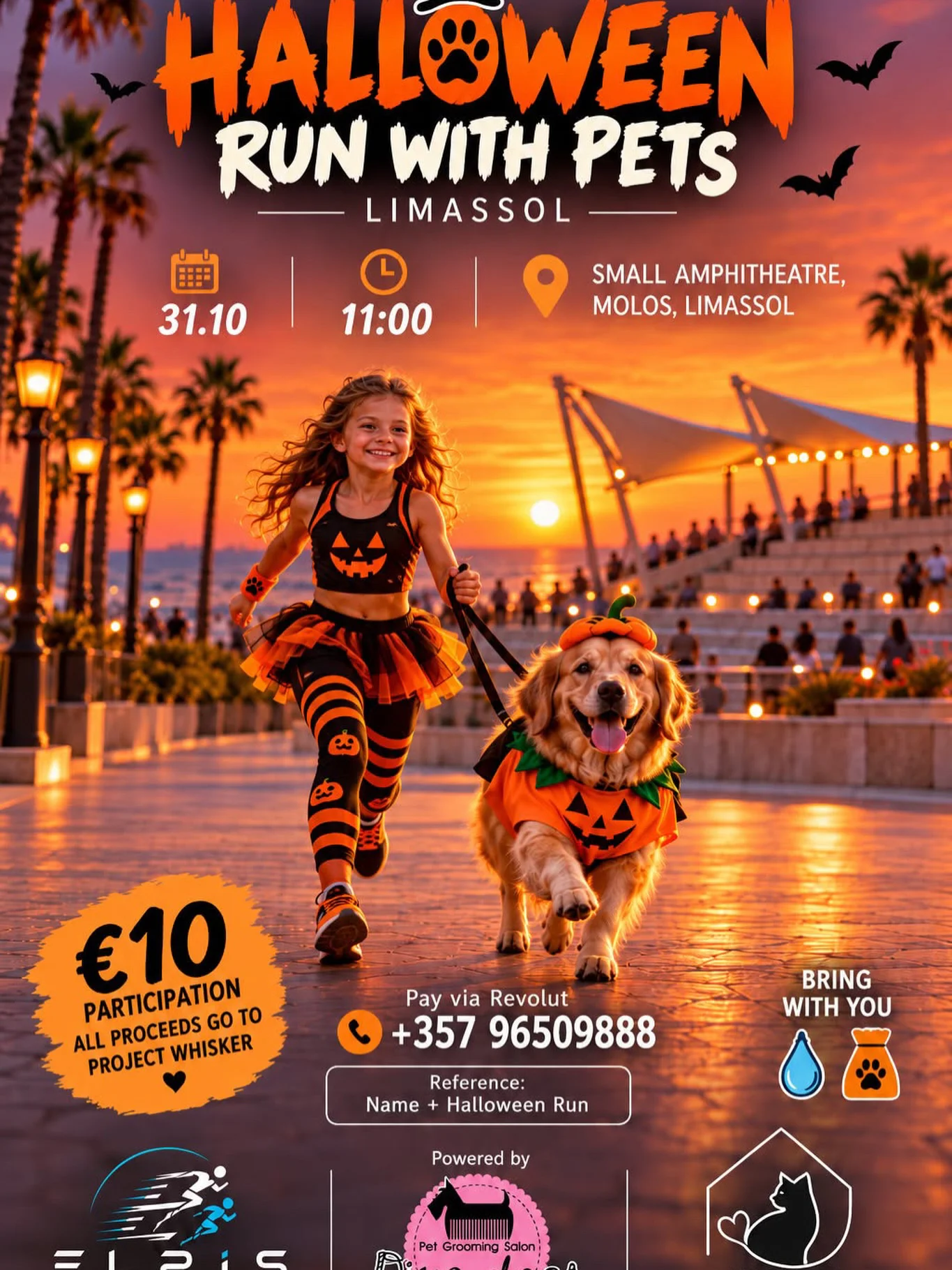 Halloween Run with Pets in Limassol