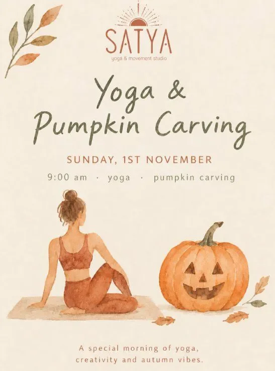 Autumn Wellness: Yoga and Pumpkin Carving Workshop