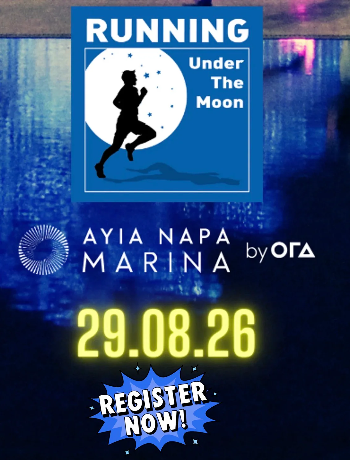 Moonlit Athletic Challenge at Ayia Napa Marina