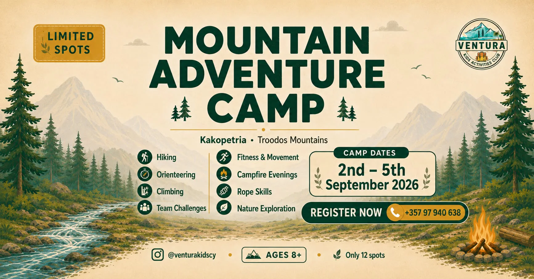 Ventura Kids Mountain Adventure Camp
