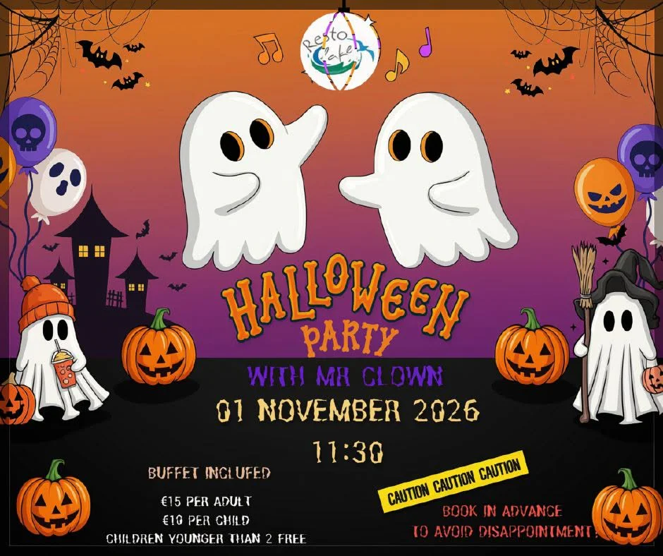 Halloween Party with Mr Clown at Restolake