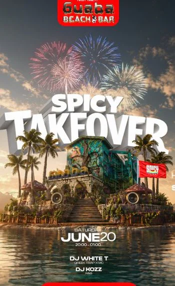 Spicy Takeover: Пляжная вечеринка в Guaba Beach Bar