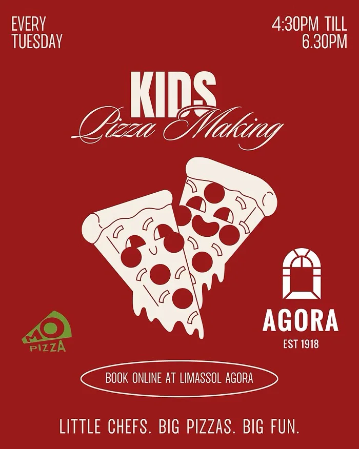 Little Chefs Pizza Workshop at Limassol Agora