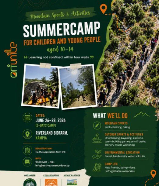 ORIUNITE Youth Adventure Camp in Kampia