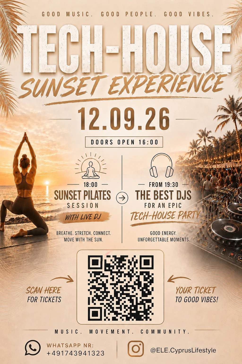 Sunset Beats and Pilates Flow