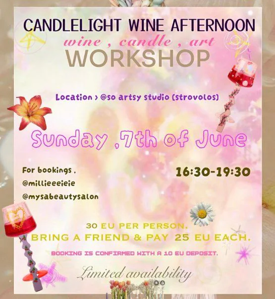 Creative Workshop: Paint Your Own Wine Glass & Candle