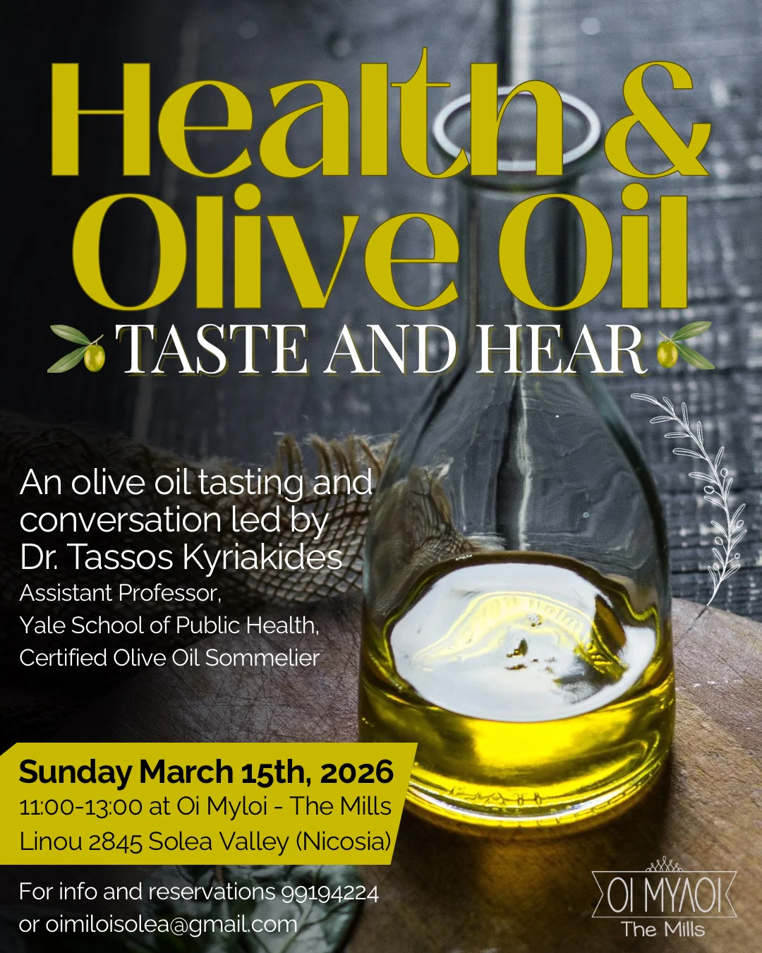 Health & Olive Oil - Taste and Hear