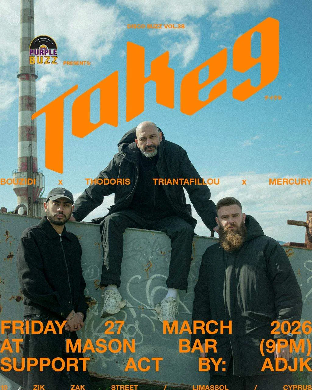 Purple Buzz Presents Take9 Live