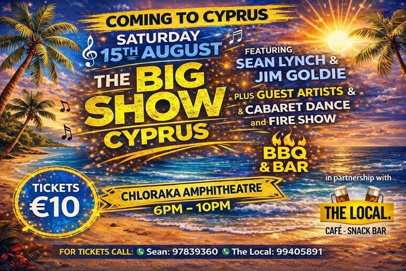 The Big Show Cyprus: Paphos Live Entertainment Extravaganza