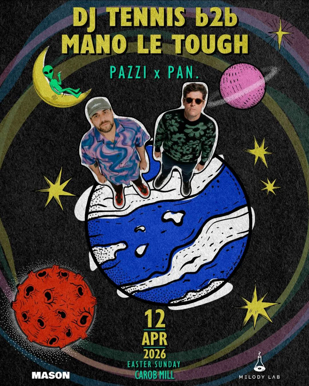 DJ Tennis & Mano Le Tough at Carob Mill