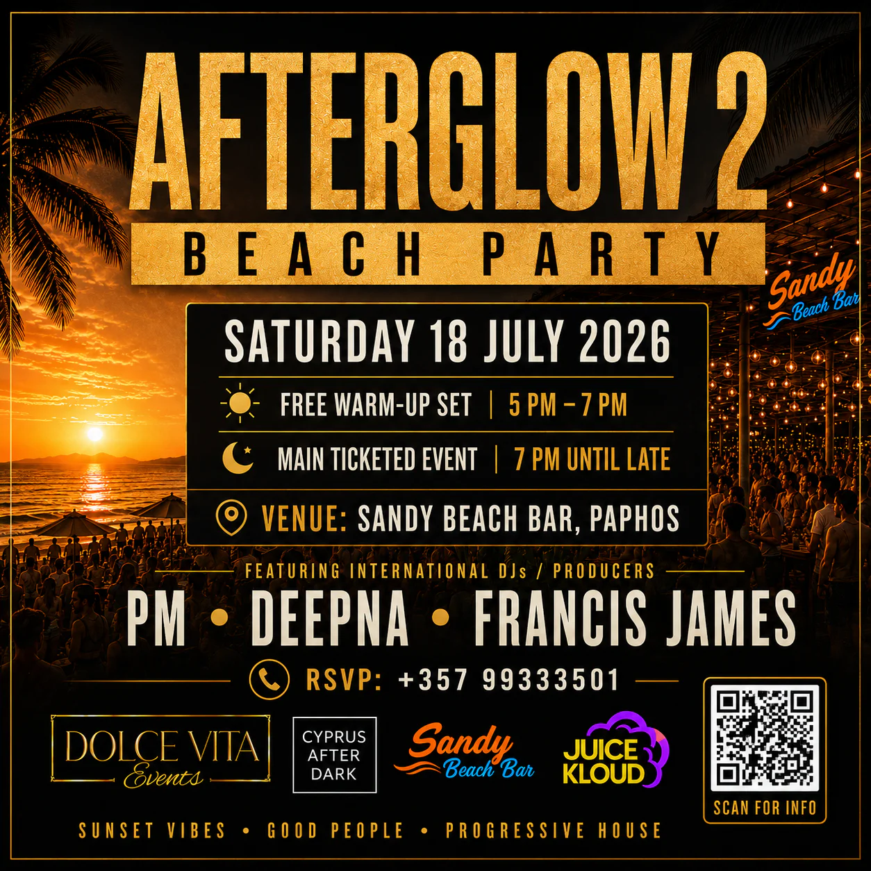 Afterglow 2: Sunset Beach Party in Paphos