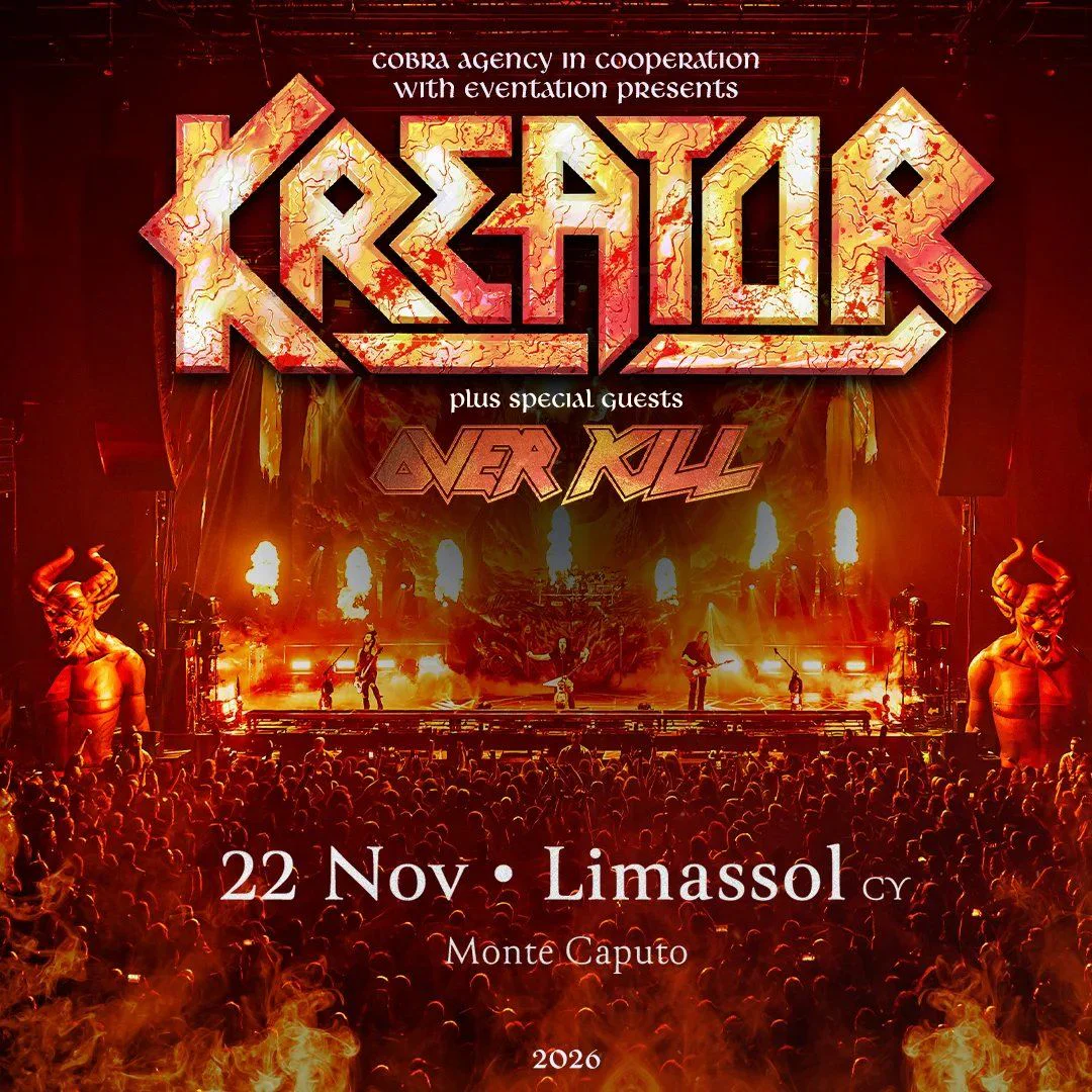 Kreator and Overkill Live in Limassol